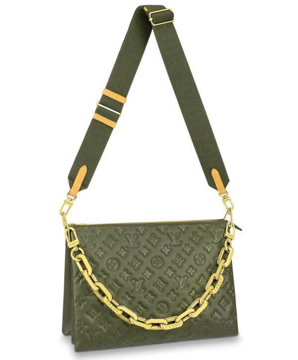 Louis Vuitton Coussin MM Bag M57782 Khaki