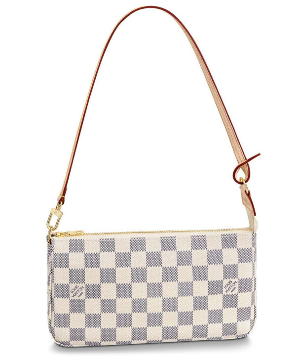 Louis Vuitton Damier Pochette Accessories N41207 White