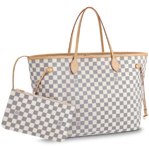 Louis Vuitton Damier Canvas Neverfull Tote N41360 White