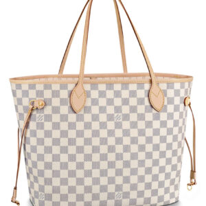 Louis Vuitton Damier Canvas Neverfull Tote N41361 White