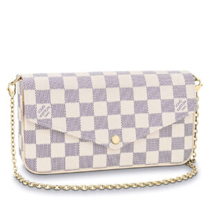 Louis Vuitton Pochette Felicie N63106 White