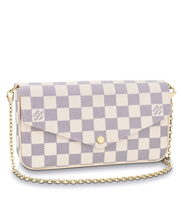 Louis Vuitton Pochette Felicie N63106 White