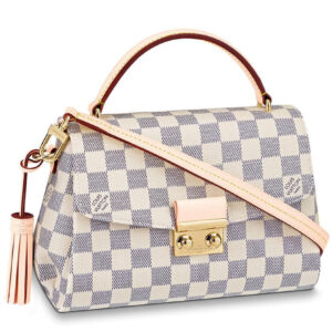 Louis Vuitton Croisette Damier Azur Canvas Bag White M41581