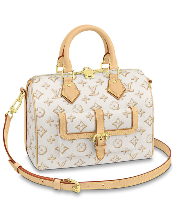 Louis Vuitton Speedy Bandouliere 25 M20852 M20919 White