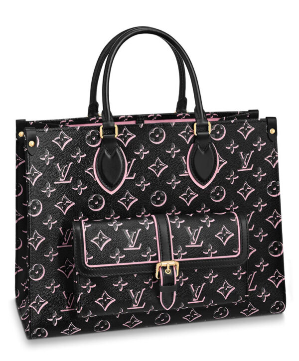 Louis Vuitton Onthego MM Tote Bag M46154 Black