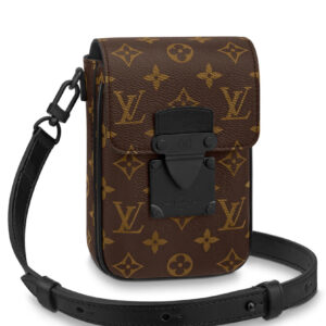 Louis Vuitton S-Lock Vertical Wearable Wallet M81522 Brown