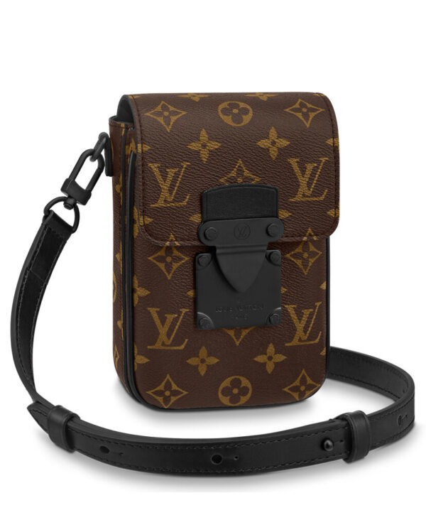 Louis Vuitton S-Lock Vertical Wearable Wallet M81522 Brown