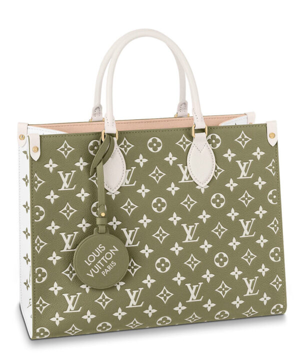 Louis Vuitton Onthego MM Tote Bag M46060 M46128 Green