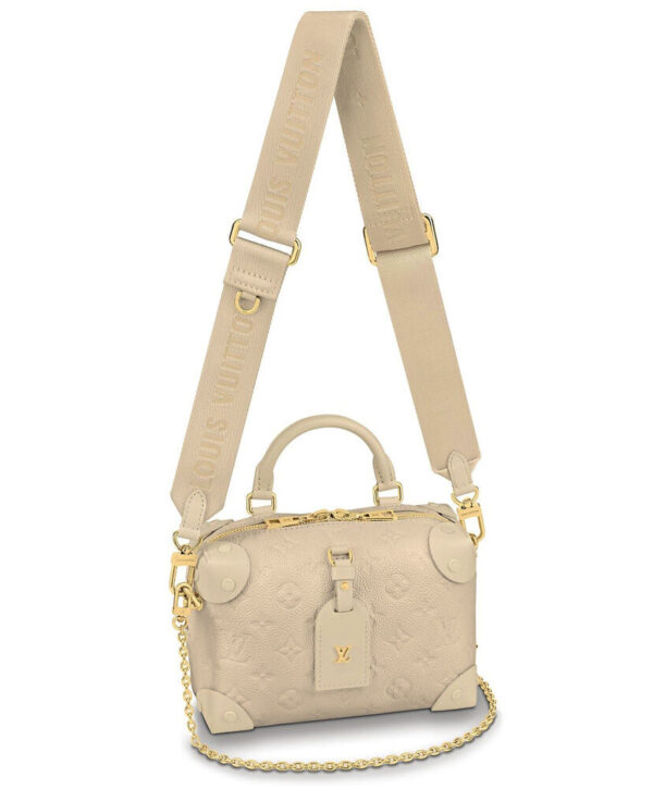 Louis Vuitton Petite Malle Souple M45393 M45394 Cream