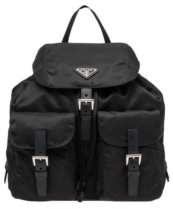 Prada Fabric Backpack 1BZ811 Black