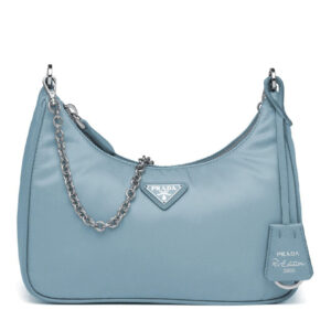 Prada Re-Edition 2005 nylon shoulder bag Light Blue