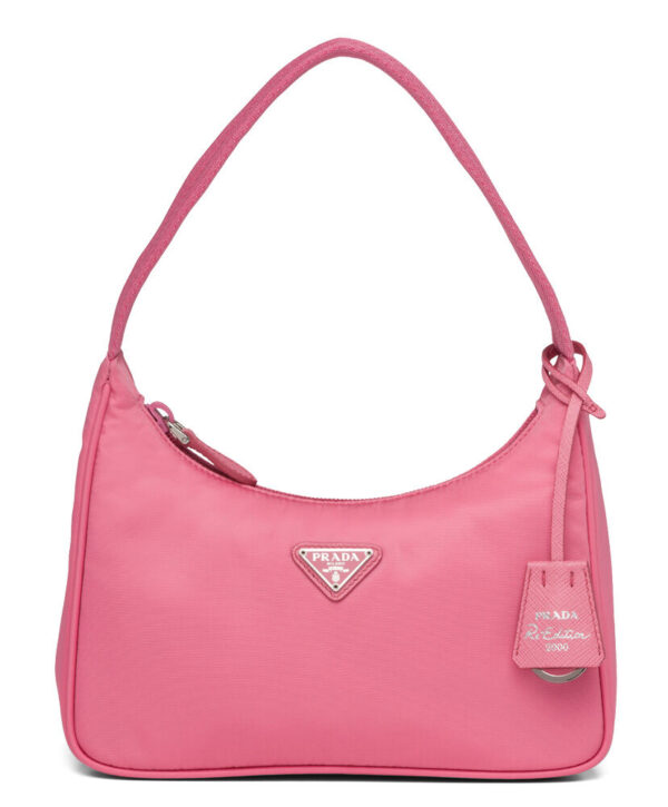 Prada Re-Edition 2000 nylon mini-bag 1NE515 Peachblow