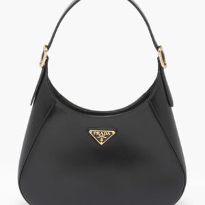 Prada Leather Shoulder Bag 1BC179 Black