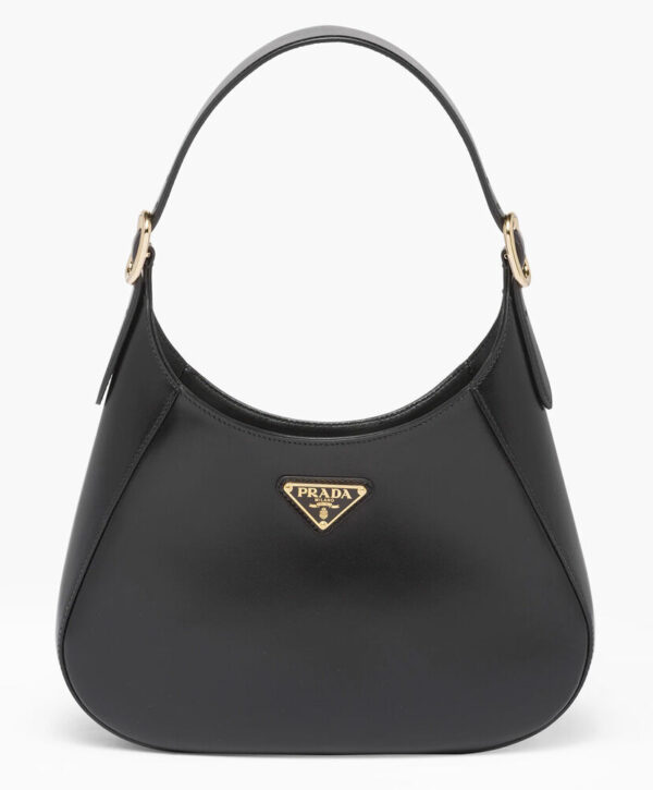 Prada Leather Shoulder Bag 1BC179 Black