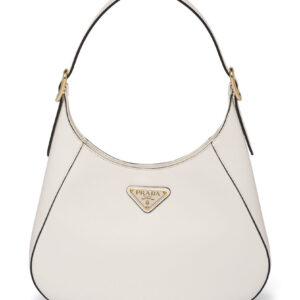 Prada Leather Shoulder Bag 1BC179 Cream