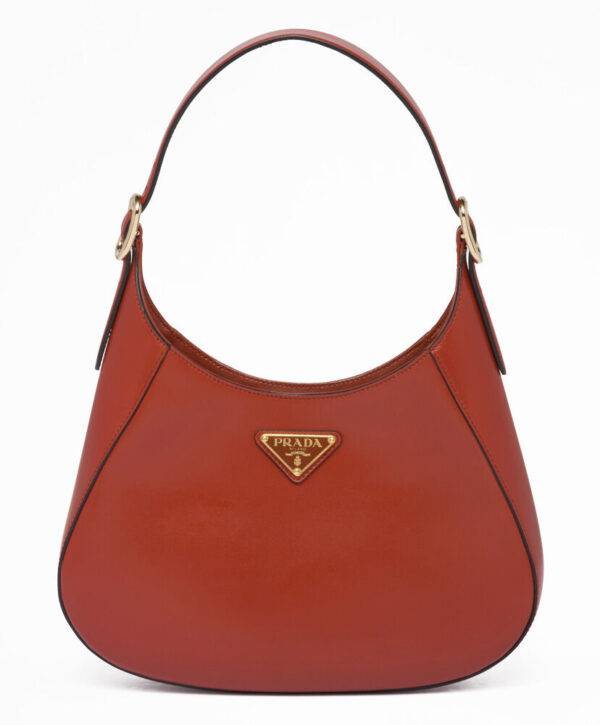 Prada Leather Shoulder Bag 1BC179 Red