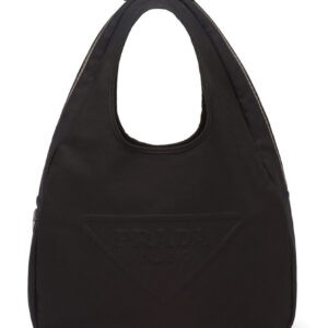 Prada Canvas Hobo Bag 2VY005 Black