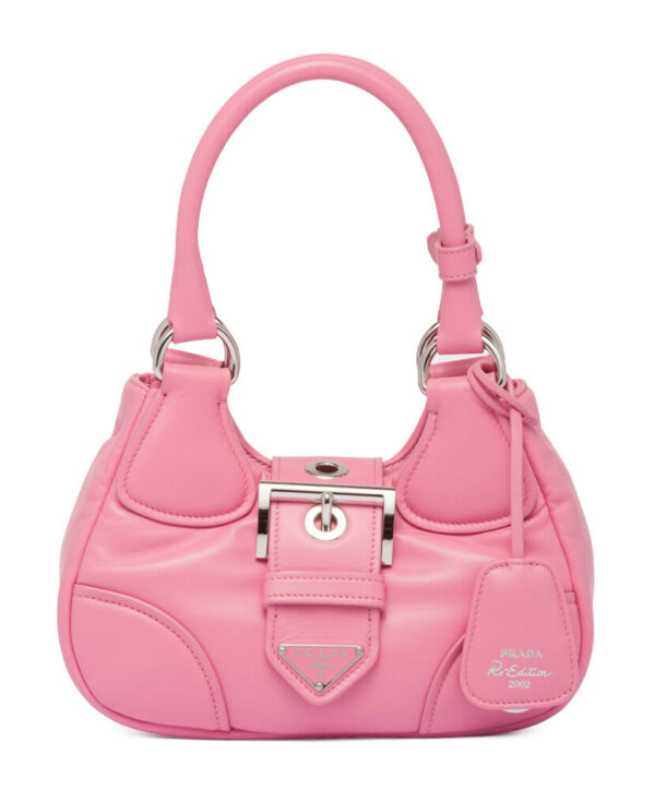 Prada Moon Padded Nappa-leather Bag 1BA381 Pink