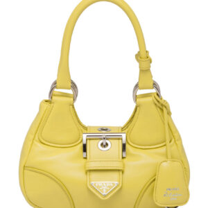 Prada Moon Padded Nappa-leather Bag 1BA381 Yellow