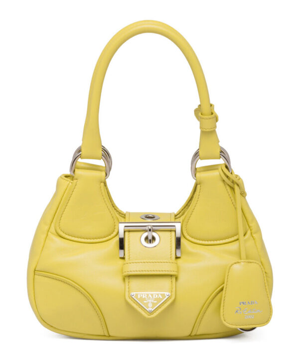 Prada Moon Padded Nappa-leather Bag 1BA381 Yellow