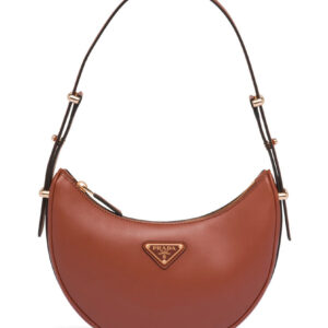 Prada Leather Shoulder Bag 1BC194 Coffee