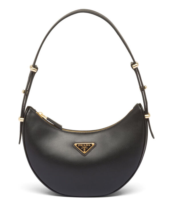 Prada Leather Shoulder Bag 1BC194 Black