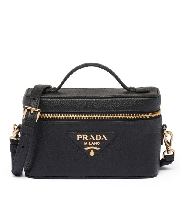 Prada Leather Mini-bag 1BH202 Black