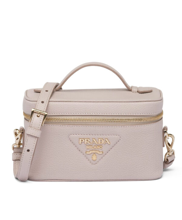 Prada Leather Mini-bag 1BH202 Pink