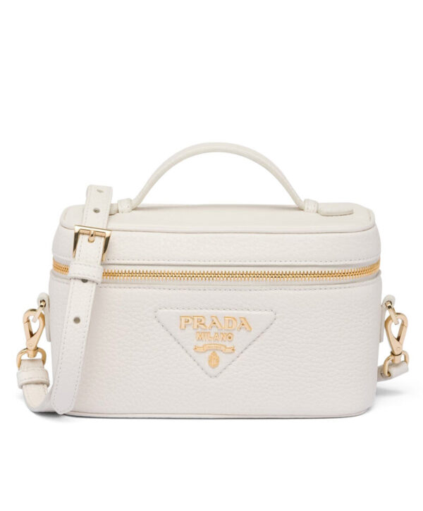 Prada Leather Mini-bag 1BH202 White