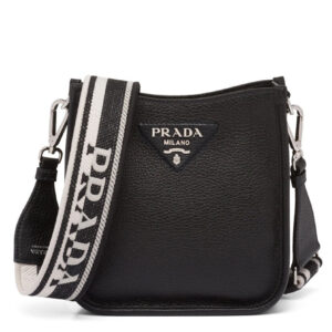 Prada Leather Mini Shoulder Bag 1BH191 Black