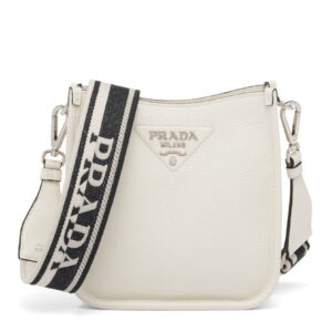 Prada Leather Mini Shoulder Bag 1BH191 Cream