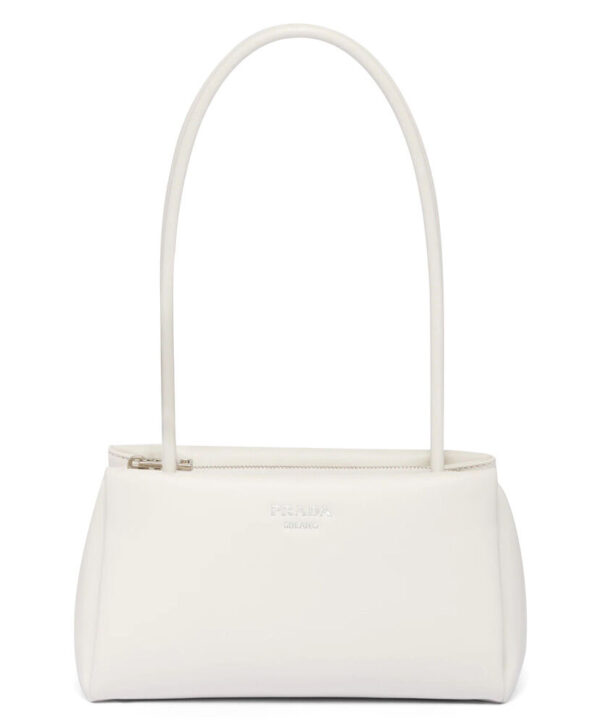 Prada Small Leather Bag Cream