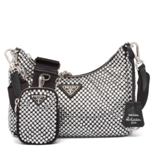 Prada Re-Edition 2005 Duchess Bag Black