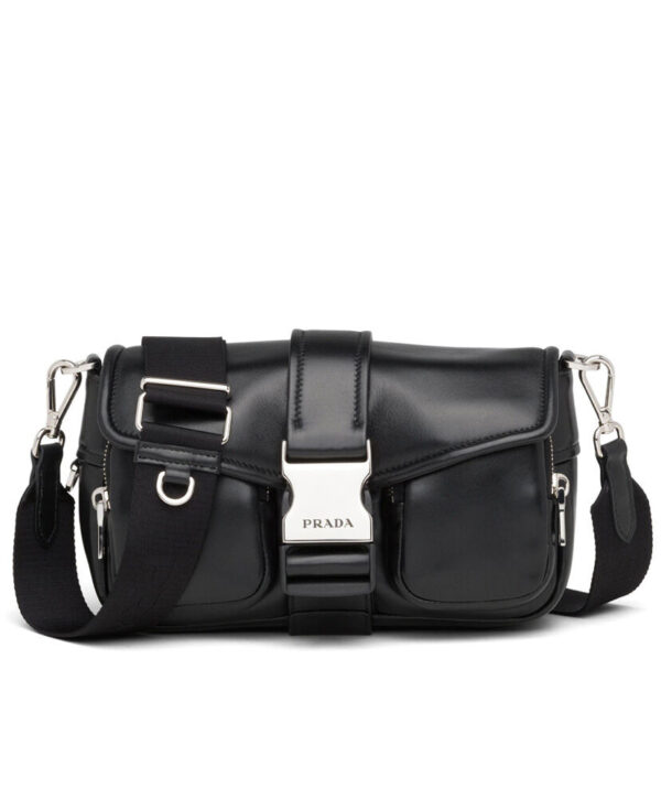 Prada Pocket Nappa Leather Bag 1BD295 Black