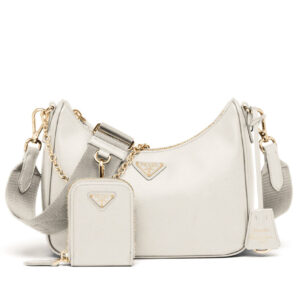 Prada Re-Edition 2005 Saffiano leather bag 1BH204 White