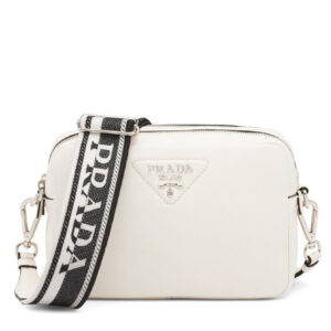 Prada Leather Bag With Shoulder Strap Cream