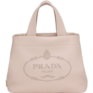 Prada Medium Leather Tote 1BG384 Pink