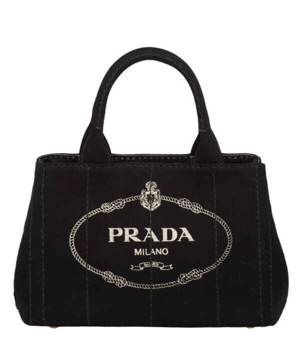 Prada Denim Tote 1BG439 Black