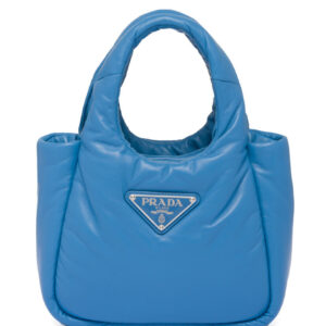 Prada Small Padded Prada Soft Nappa-leather Bag 1BA359 Blue