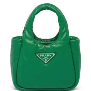 Prada Small Padded Prada Soft Nappa-leather Bag 1BA359 Green