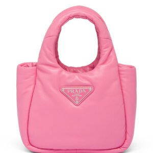 Prada Small Padded Prada Soft Nappa-leather Bag 1BA359 Pink