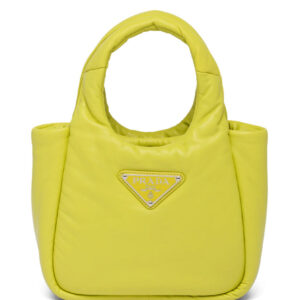 Prada Small Padded Prada Soft Nappa-leather Bag 1BA359 Yellow