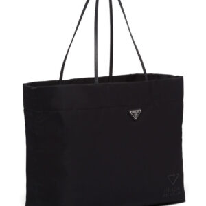 Prada Recycled Nylon Medium Tote Bag Black