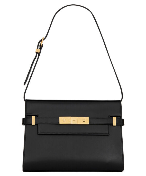 Saint Laurent Manhattan Small Shoulder Bag 675626 Black