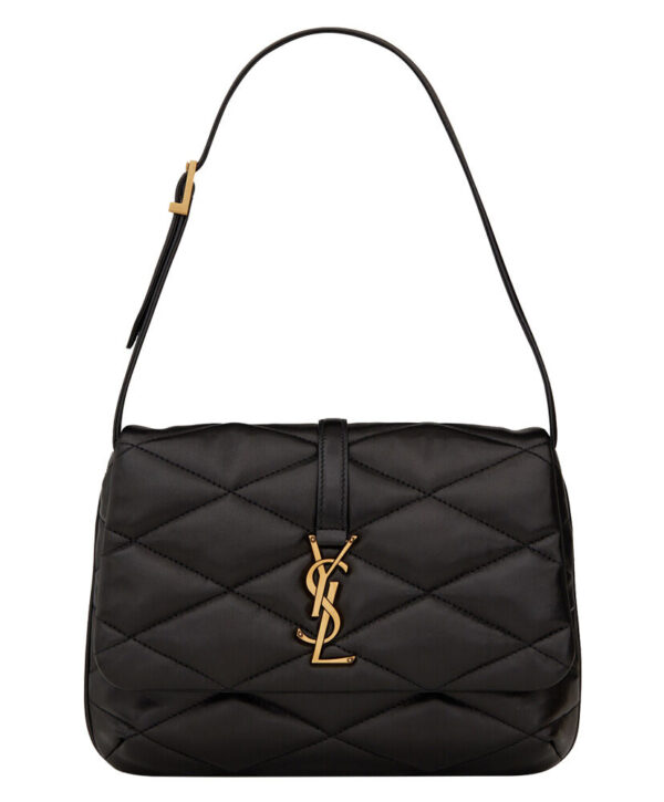 Saint Laurent Le 57 Shoulder Bag In Quilted Lambskin 698567 Black