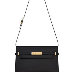 Saint Laurent Manhattan Shoulder Bag In Smooth Leather 579271 Black