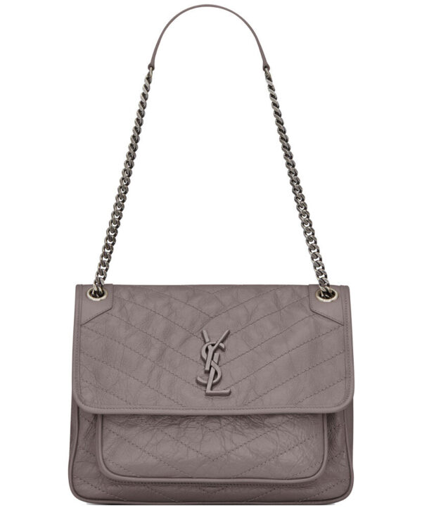 Saint Laurent Medium Niki Chain Bag 498894 Gray