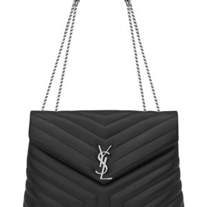 Saint Laurent medium Lou Lou chain bag Black