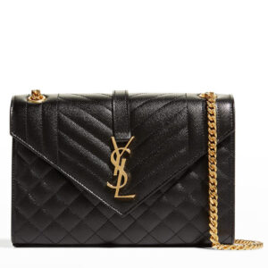 Saint Laurent Envelope Medium Bag 487206 Black