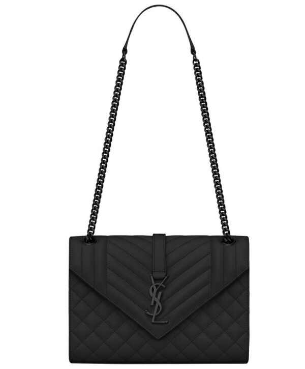 Saint Laurent Envelope Medium Bag 487206 Black